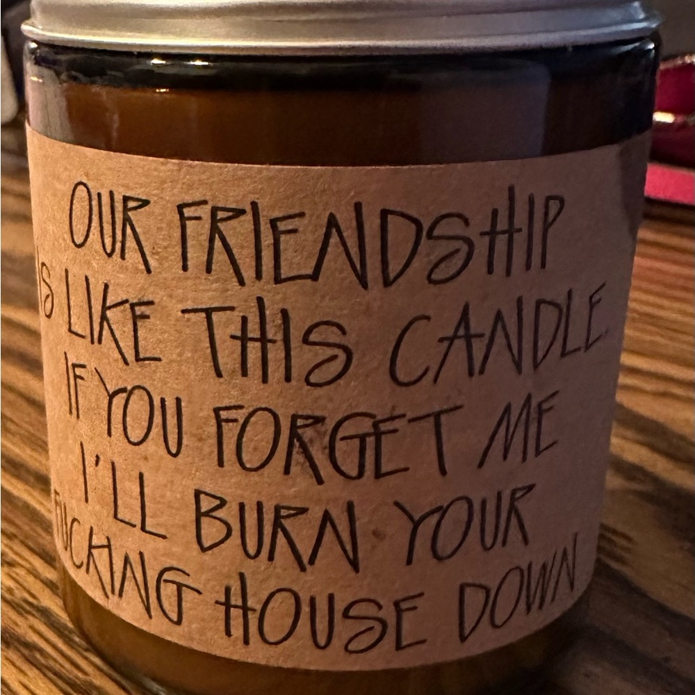 Candle with Humorous Label - Picture 2 of 4